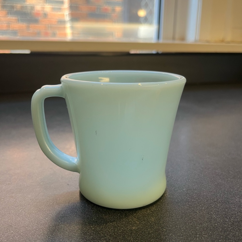 Fire King Turquoise Mug - Picture 2 of 6
